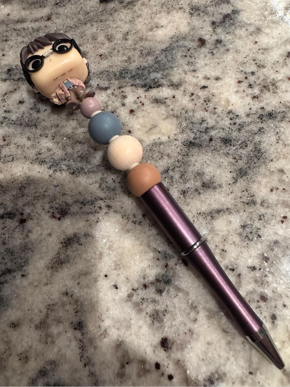Funko HARRY POTTER Novelty Beaded Purple Metal Pen with Character Charm